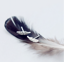 Load image into Gallery viewer, Feather Stud Earrings
