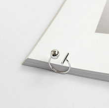 Load image into Gallery viewer, Geometric Ball Ring
