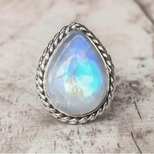 Load image into Gallery viewer, Gemstone Water Drop Ring
